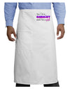 Yes I am a Chemist Girl Adult Bistro Apron-Bistro Apron-TooLoud-White-One-Size-Adult-Davson Sales