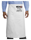 EDM - A Lifestyle Adult Bistro Apron-Bistro Apron-TooLoud-White-One-Size-Adult-Davson Sales