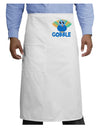 Cute Gobble Turkey Blue Adult Bistro Apron-Bistro Apron-TooLoud-White-One-Size-Adult-Davson Sales