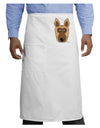 Cute German Shepherd Dog Adult Bistro Apron by TooLoud-Bistro Apron-TooLoud-White-One-Size-Adult-Davson Sales