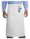 Wizard Tie Blue and Silver Adult Bistro Apron-Bistro Apron-TooLoud-White-One-Size-Adult-Davson Sales