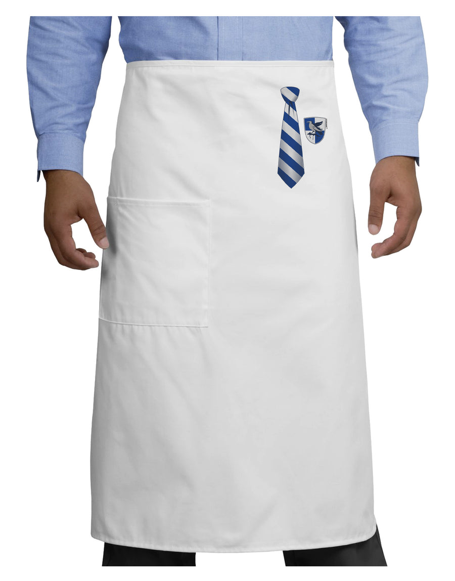 Wizard Tie Blue and Silver Adult Bistro Apron-Bistro Apron-TooLoud-White-One-Size-Adult-Davson Sales