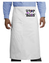 Drop The Bass - Drips Speaker Adult Bistro Apron-Bistro Apron-TooLoud-White-One-Size-Adult-Davson Sales