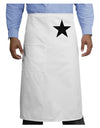 Black Star Adult Bistro Apron - White - One-Size Tooloud