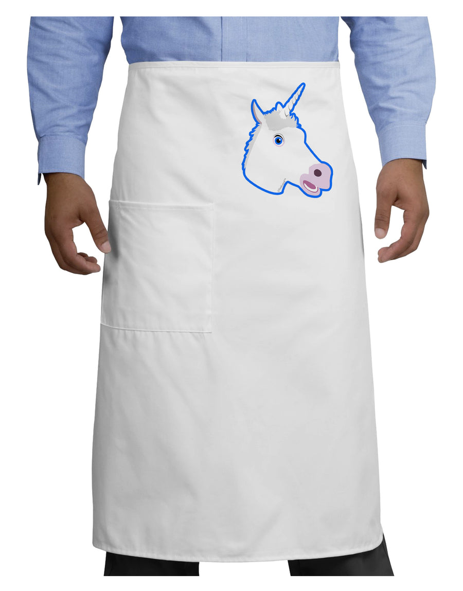 Fanciful Unicorn Adult Bistro Apron-Bistro Apron-TooLoud-White-One-Size-Adult-Davson Sales