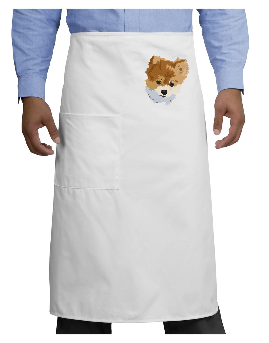 Custom Pet Art Adult Bistro Apron by TooLoud-TooLoud-White-One-Size-Adult-Davson Sales
