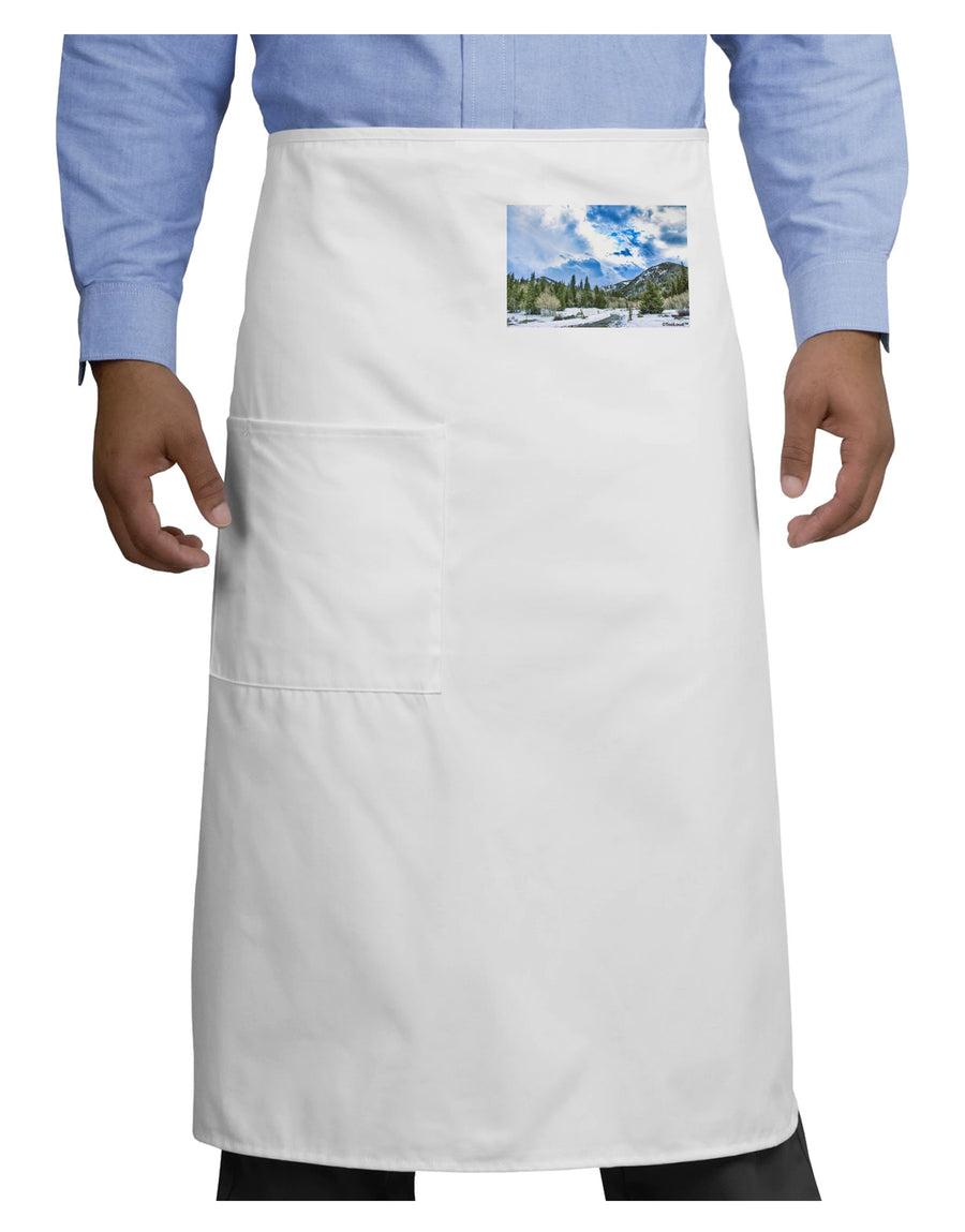 El Dora CO Adult Bistro Apron-Bistro Apron-TooLoud-White-One-Size-Adult-Davson Sales