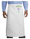 Happy Easter Egg Cross Faux Applique Adult Bistro Apron-Bistro Apron-TooLoud-White-One-Size-Adult-Davson Sales