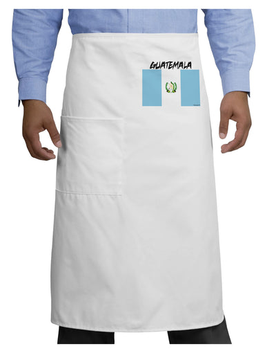 Guatamelan Flag Design Adult Bistro Apron by TooLoud-Bistro Apron-TooLoud-White-One-Size-Adult-Davson Sales