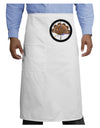 Turkey Trouble - Thanksgiving Funny Adult Bistro Apron-Bistro Apron-TooLoud-White-One-Size-Adult-Davson Sales