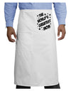 The World's Greatest Mom - Superhero Style Adult Bistro Apron by TooLoud-Bistro Apron-TooLoud-White-One-Size-Adult-Davson Sales