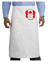 Skull Flag Canada Adult Bistro Apron-Bistro Apron-TooLoud-White-One-Size-Adult-Davson Sales