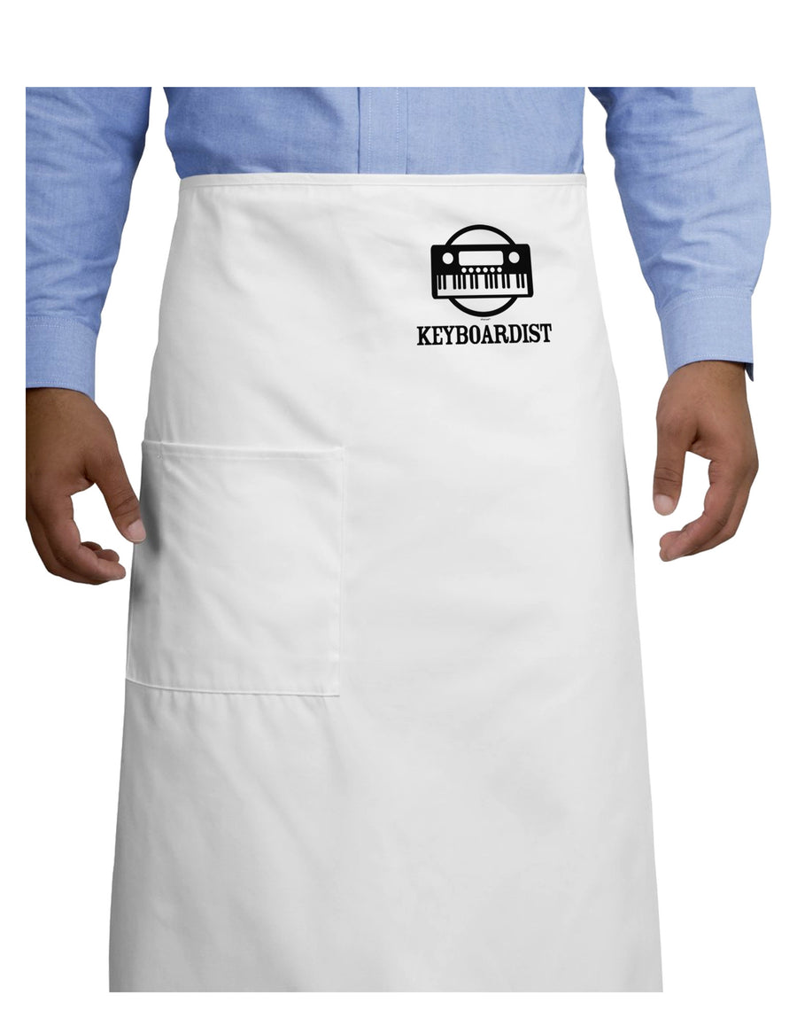 Keyboardist Adult Bistro Apron-Bistro Apron-TooLoud-White-One-Size-Adult-Davson Sales