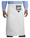A Man With Chickens Adult Bistro Apron-Bistro Apron-TooLoud-White-One-Size-Adult-Davson Sales
