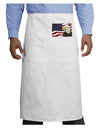 Patriotic USA Flag with Bald Eagle Adult Bistro Apron by TooLoud-Bistro Apron-TooLoud-White-One-Size-Adult-Davson Sales