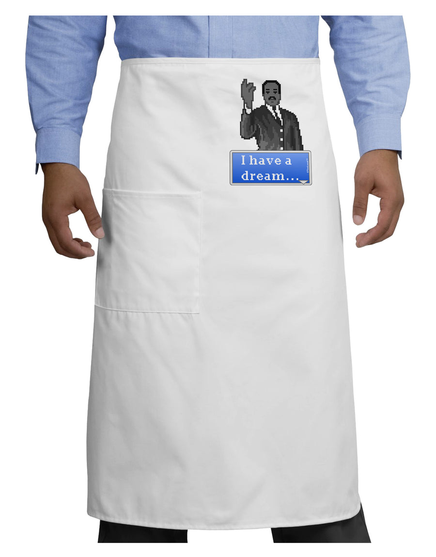 I have a Dream Pixel Art Adult Bistro Apron by TooLoud-Bistro Apron-TooLoud-White-One-Size-Adult-Davson Sales