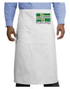 Portland Oregon Flag Text Adult Bistro Apron-Bistro Apron-TooLoud-White-One-Size-Adult-Davson Sales