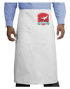 Jurassic Abelisaurus Dinosaur Design Adult Bistro Apron by TooLoud-Bistro Apron-TooLoud-White-One-Size-Adult-Davson Sales