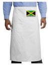 Jamaica Flag Adult Bistro Apron-Bistro Apron-TooLoud-White-One-Size-Adult-Davson Sales