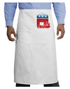 Trump Bubble Symbol Adult Bistro Apron-Bistro Apron-TooLoud-White-One-Size-Adult-Davson Sales