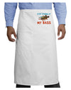 Stop Staring At My Bass Adult Bistro Apron-Bistro Apron-TooLoud-White-One-Size-Adult-Davson Sales