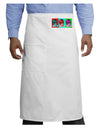 Extraterrestial Pop-art #1 Adult Bistro Apron by TooLoud-Bistro Apron-TooLoud-White-One-Size-Adult-Davson Sales