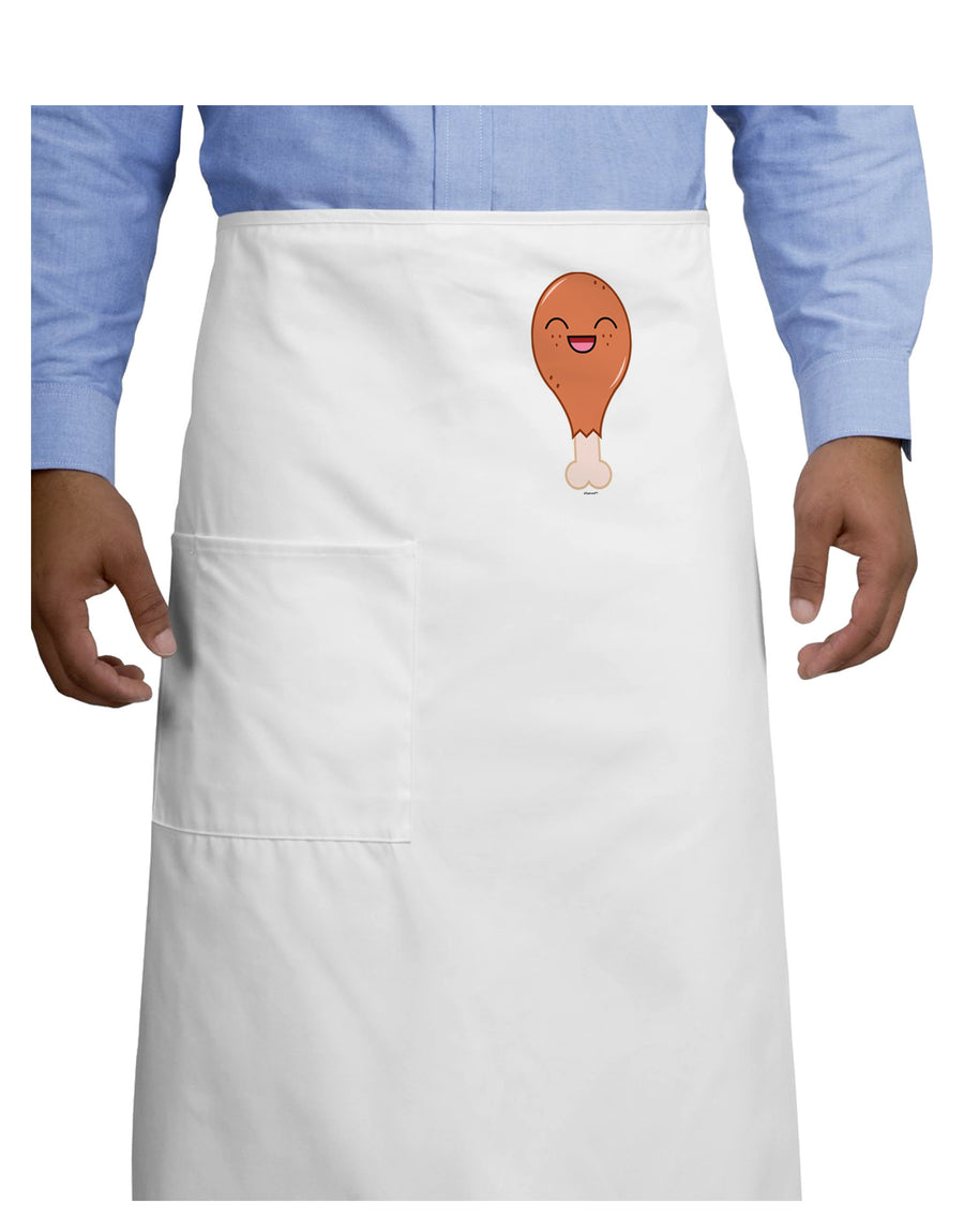 Chicken Leg Adult Bistro Apron-Bistro Apron-TooLoud-White-One-Size-Adult-Davson Sales