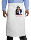 Uncle Sam Freedom Costs a Buck O Five Adult Bistro Apron-Bistro Apron-TooLoud-White-One-Size-Adult-Davson Sales