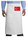 Turkey Flag Adult Bistro Apron by TooLoud-Bistro Apron-TooLoud-White-One-Size-Adult-Davson Sales