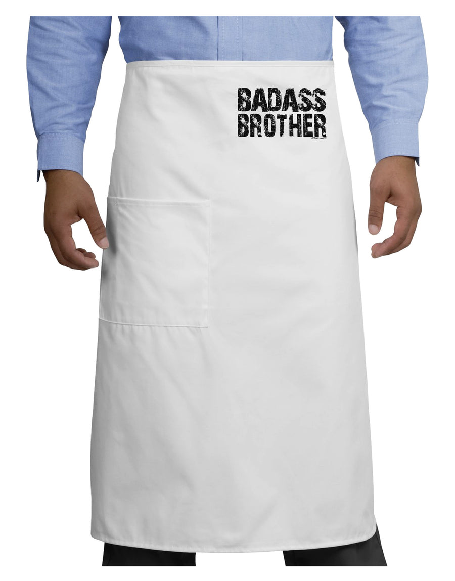 Badass Brother Adult Bistro Apron-Bistro Apron-TooLoud-White-One-Size-Adult-Davson Sales