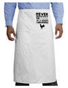 A Woman With Chickens Adult Bistro Apron-Bistro Apron-TooLoud-White-One-Size-Adult-Davson Sales