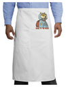 Doge to the Moon Adult Bistro Apron-Bistro Apron-TooLoud-White-One-Size-Adult-Davson Sales