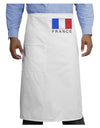 French Flag - France Text Adult Bistro Apron by TooLoud-Bistro Apron-TooLoud-White-One-Size-Adult-Davson Sales