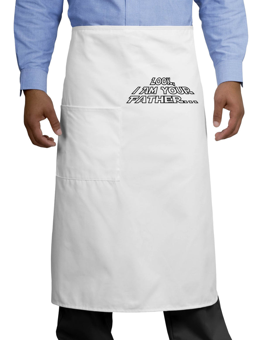 Look I am Your Father Adult Bistro Apron-Bistro Apron-TooLoud-White-One-Size-Adult-Davson Sales