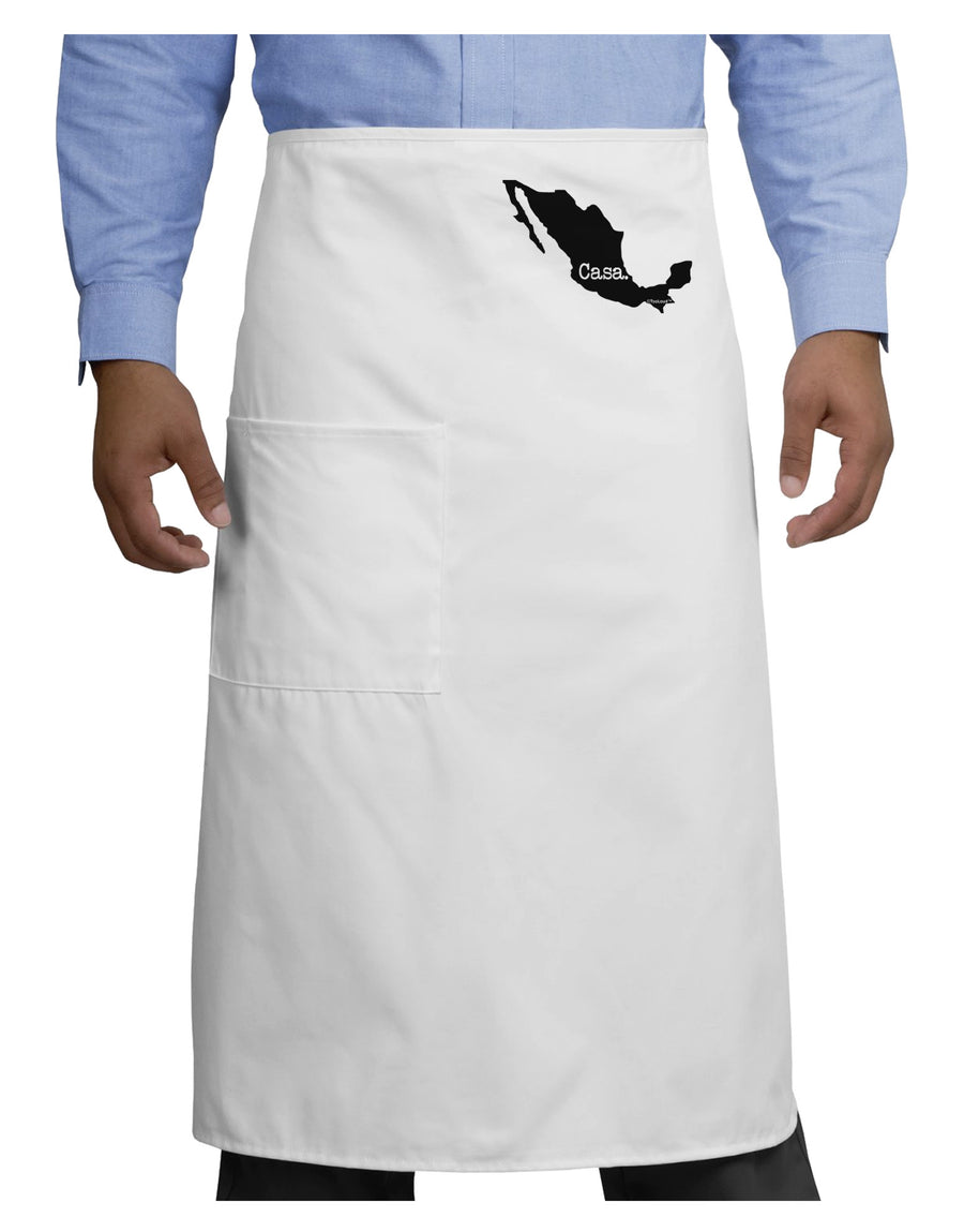 Mexico - Casa - Cinco De Mayo Adult Bistro Apron-Bistro Apron-TooLoud-White-One-Size-Adult-Davson Sales