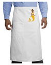 Mermaid Design - Yellow Adult Bistro Apron-Bistro Apron-TooLoud-White-One-Size-Adult-Davson Sales