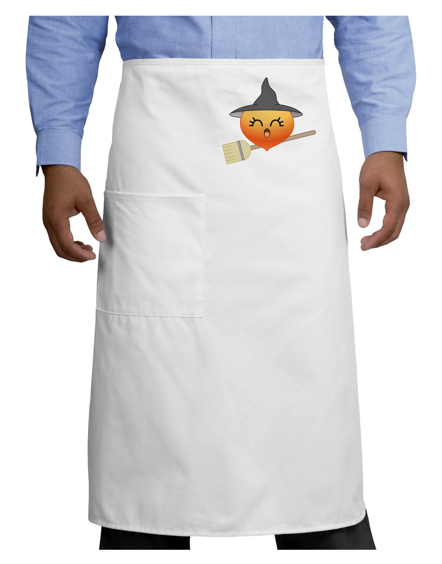 Penelope Peach Witch - Cute Fruit Adult Bistro Apron-Bistro Apron-TooLoud-White-One-Size-Adult-Davson Sales