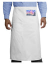 CO Rainbow Sunset Watercolor Text Adult Bistro Apron-Bistro Apron-TooLoud-White-One-Size-Adult-Davson Sales