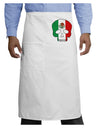 Skull Flag Mexico Adult Bistro Apron-Bistro Apron-TooLoud-White-One-Size-Adult-Davson Sales