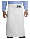 EDM Heart Black Adult Bistro Apron-Bistro Apron-TooLoud-White-One-Size-Adult-Davson Sales