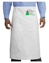 Merry Christmas & Happy New Year Adult Bistro Apron-Bistro Apron-TooLoud-White-One-Size-Adult-Davson Sales