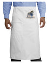 Lion Watercolor B Adult Bistro Apron-Bistro Apron-TooLoud-White-One-Size-Adult-Davson Sales