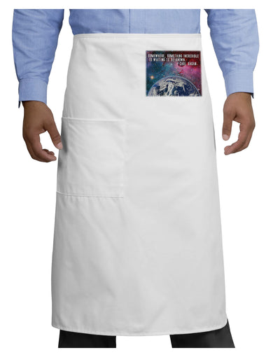 Something Incredible Adult Bistro Apron-Bistro Apron-TooLoud-White-One-Size-Adult-Davson Sales