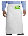 Watercolor Green Tomatoes Adult Bistro Apron-Bistro Apron-TooLoud-White-One-Size-Adult-Davson Sales