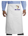 Rainbow Trout Reel Em In Adult Bistro Apron-Bistro Apron-TooLoud-White-One-Size-Adult-Davson Sales