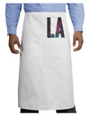 LA Outer Space Desgin Adult Bistro Apron-Bistro Apron-TooLoud-White-One-Size-Adult-Davson Sales