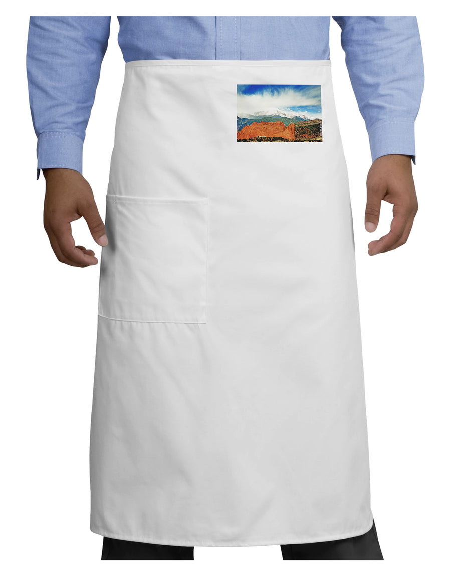 CO Beautiful View Adult Bistro Apron-Bistro Apron-TooLoud-White-One-Size-Adult-Davson Sales