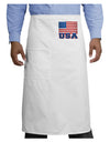 USA Flag Adult Bistro Apron by TooLoud-Bistro Apron-TooLoud-White-One-Size-Adult-Davson Sales