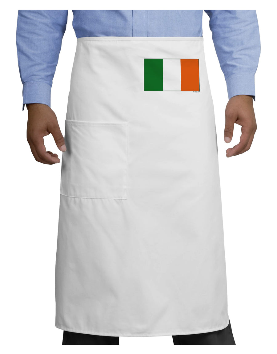 Irish Flag - Flag of Ireland Adult Bistro Apron-Bistro Apron-TooLoud-White-One-Size-Adult-Davson Sales