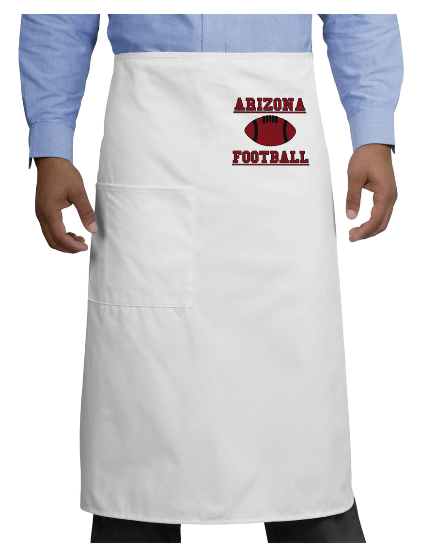 Arizona Football Adult Bistro Apron by TooLoud-Bib Apron-TooLoud-White-One-Size-Adult-Davson Sales